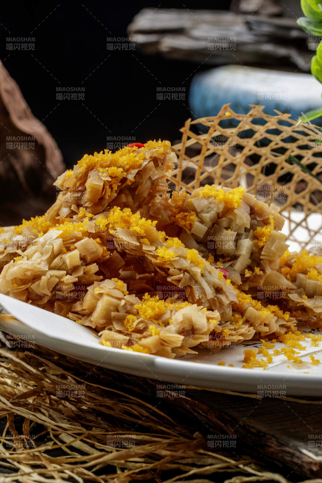 香酥麦片炸里脊图片