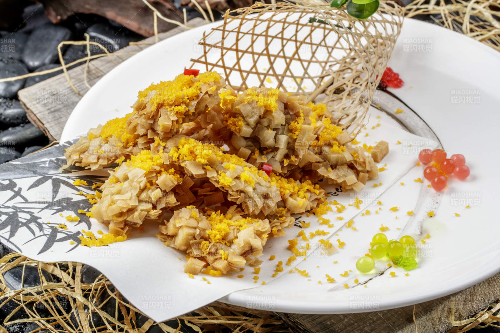 香酥麦片炸里脊图片