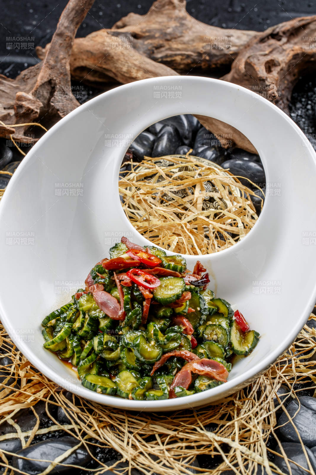 黄瓜仔炒鸡胗图片