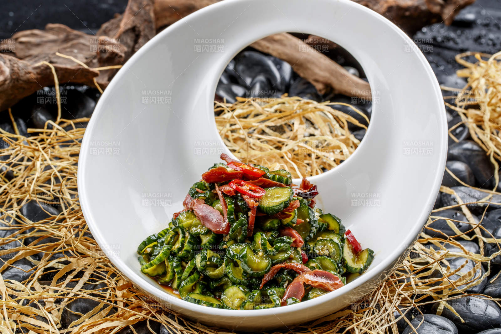 黄瓜仔炒鸡胗图片