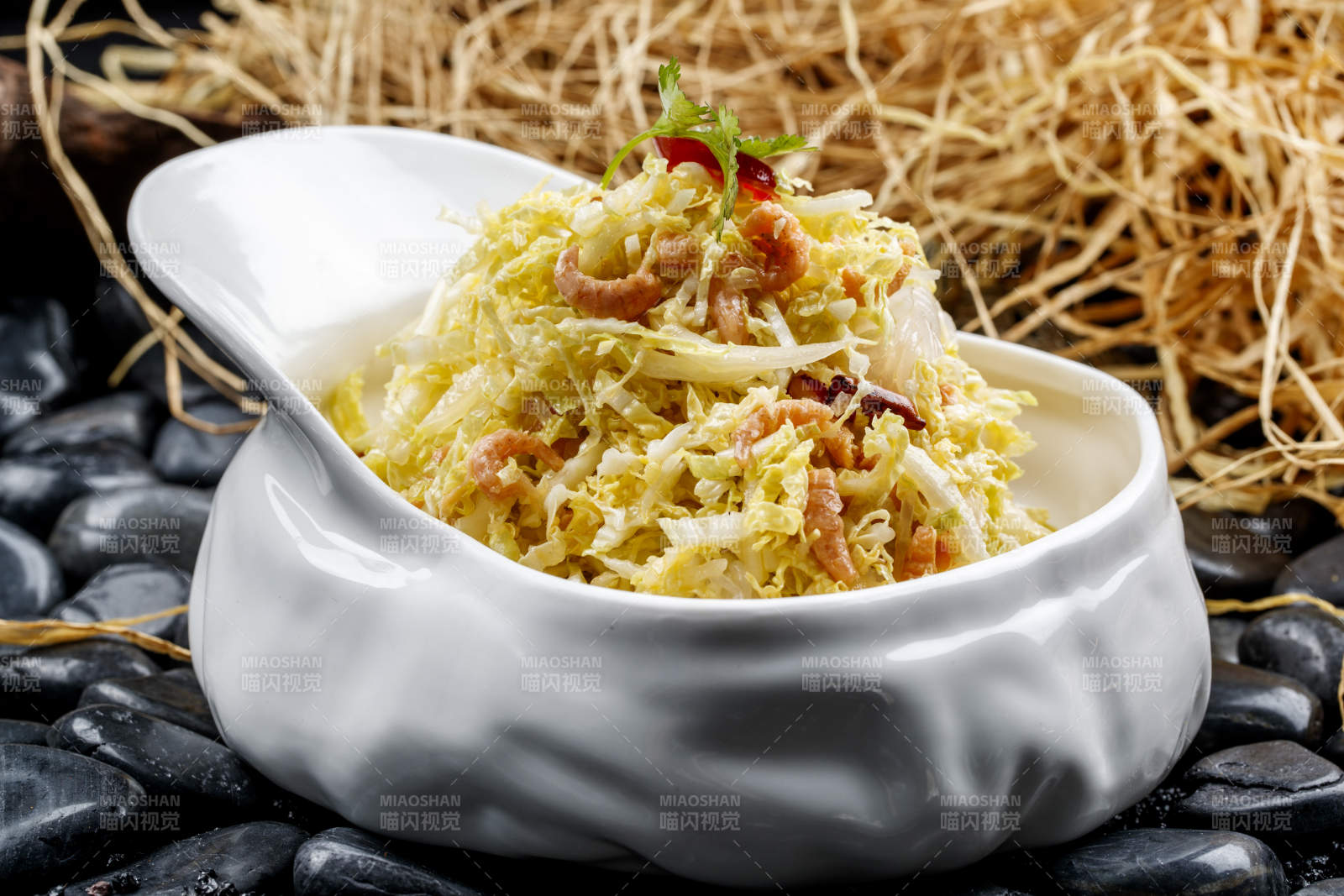 美味的海米炒菜心图片