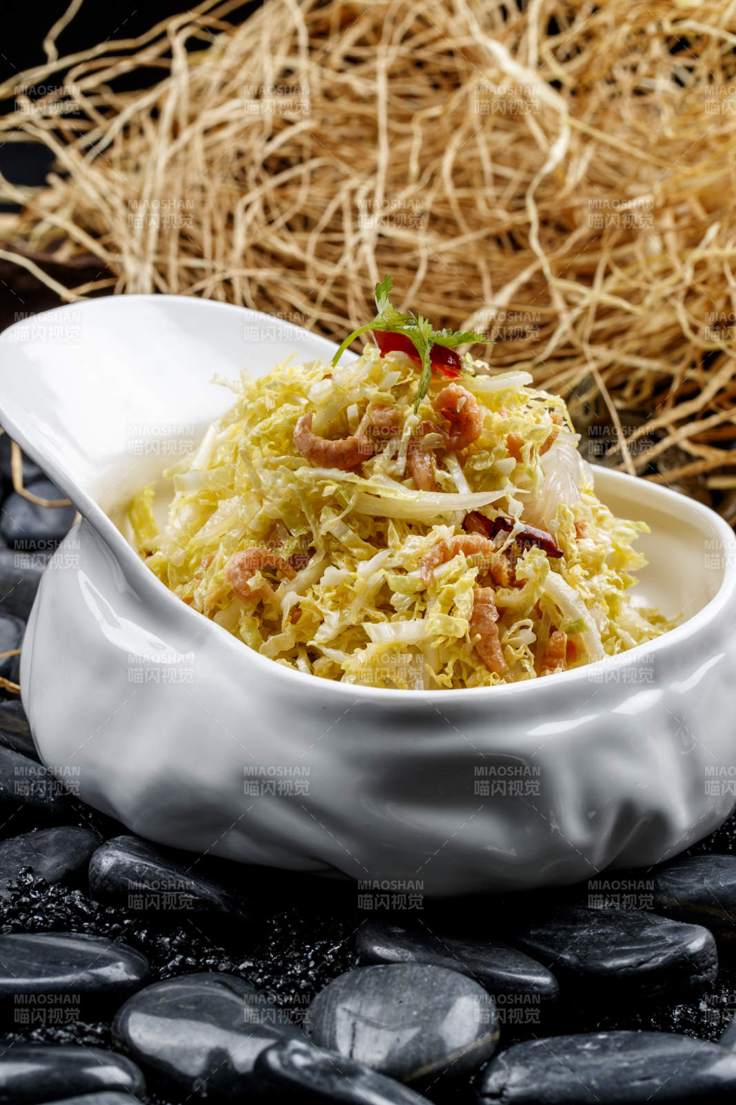 美味的海米炒菜心图片