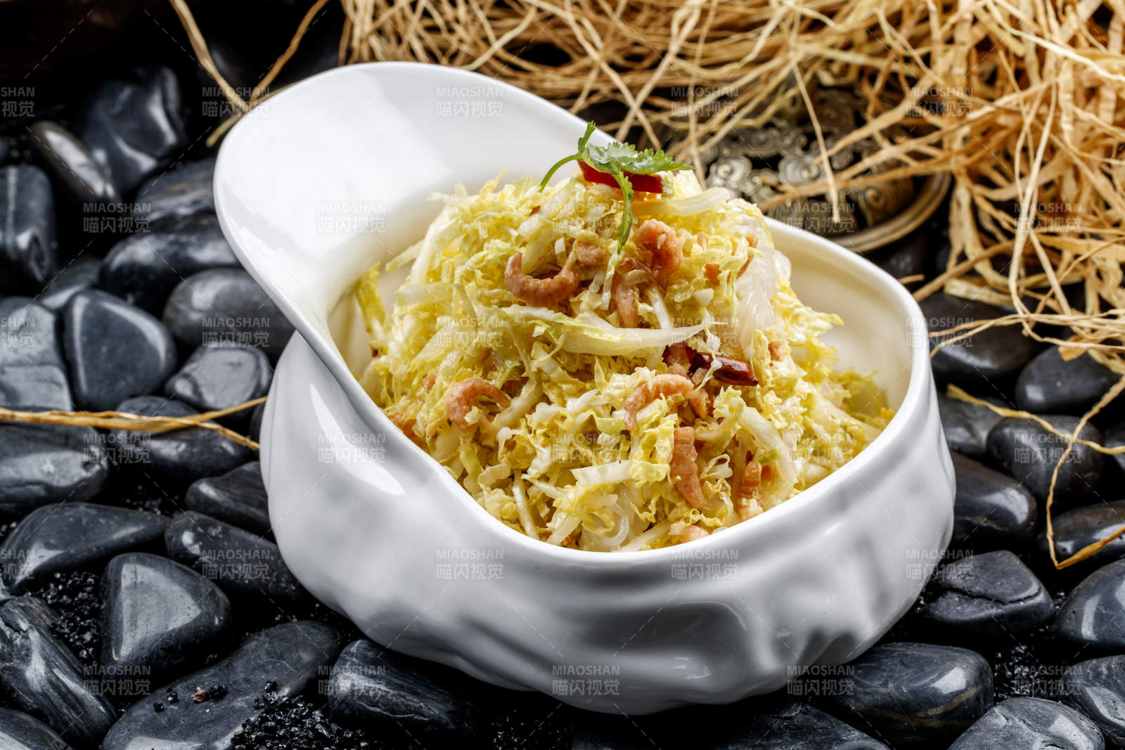 美味的海米炒菜心图片