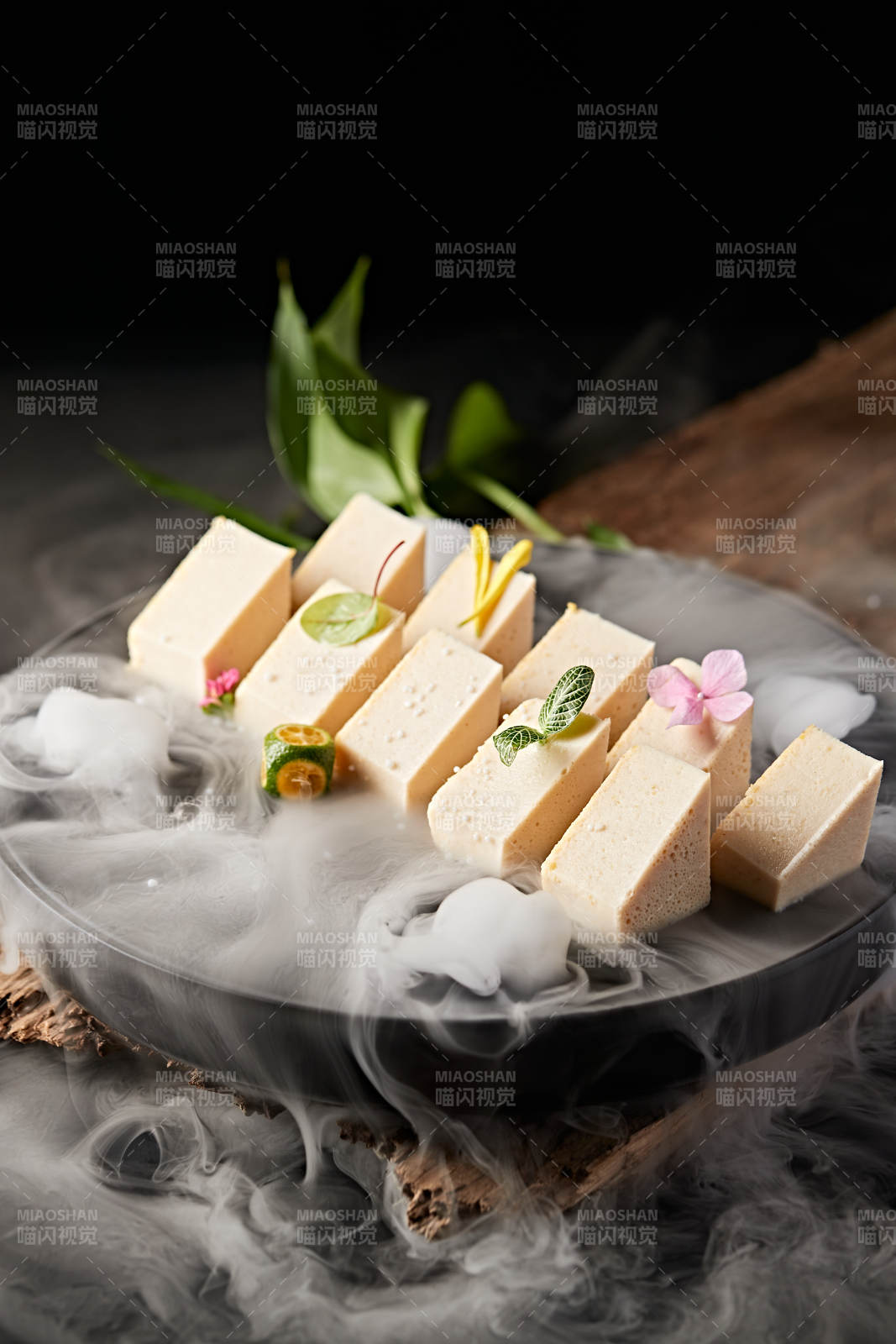 风味自制甜杏仁豆腐图片