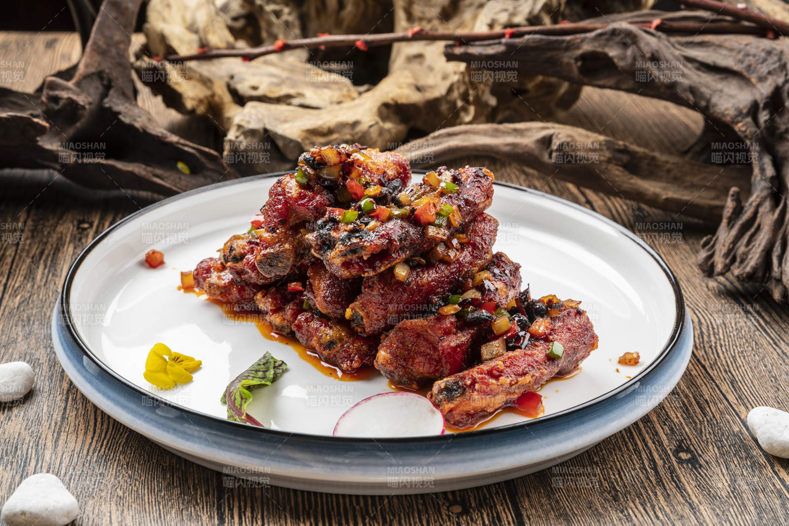 香辣红油豆豉蒸排骨图片