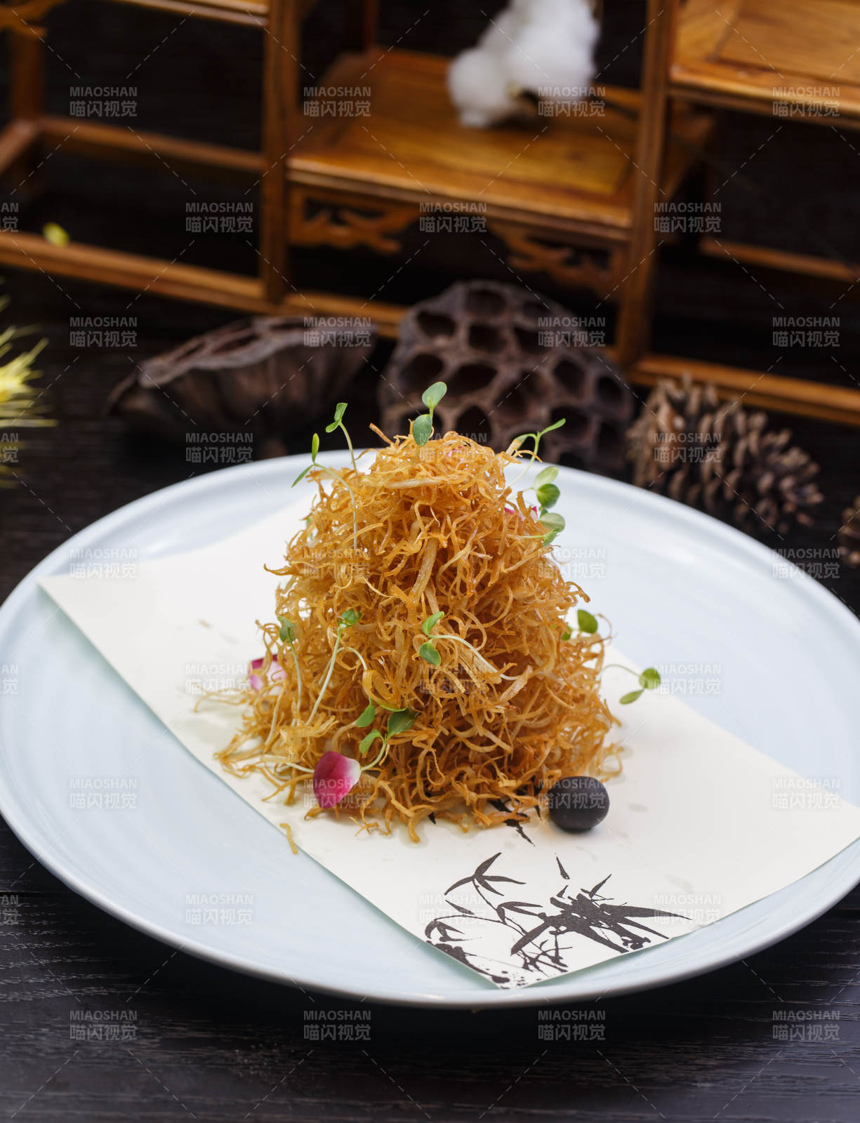 香酥土豆丝纹丝洋芋香炸土豆丝图片