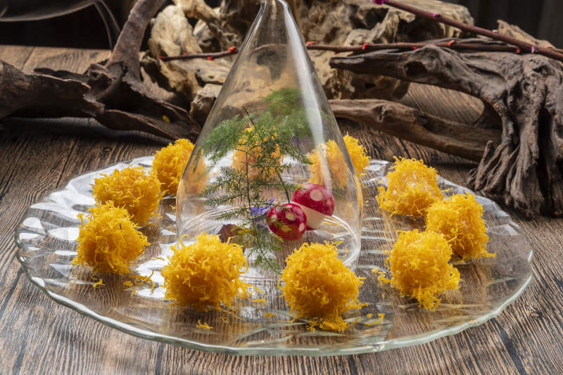 黄金炸虾球图片