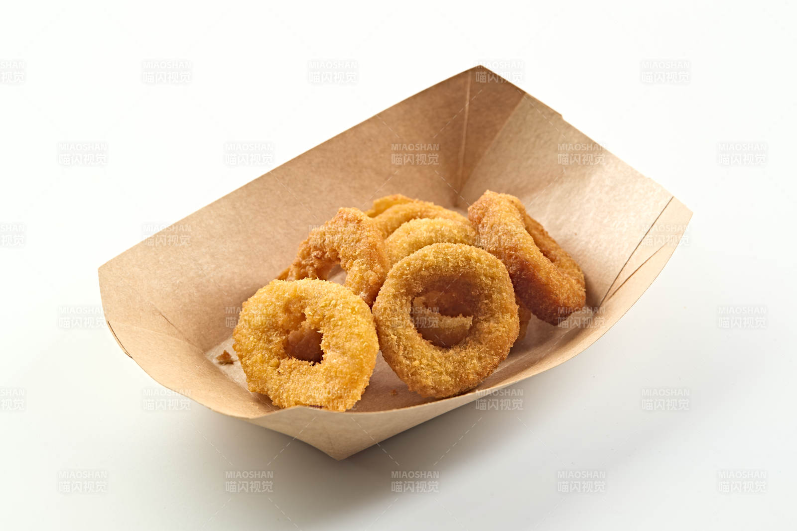 快餐美食油炸鸡肉炸洋葱圈图片