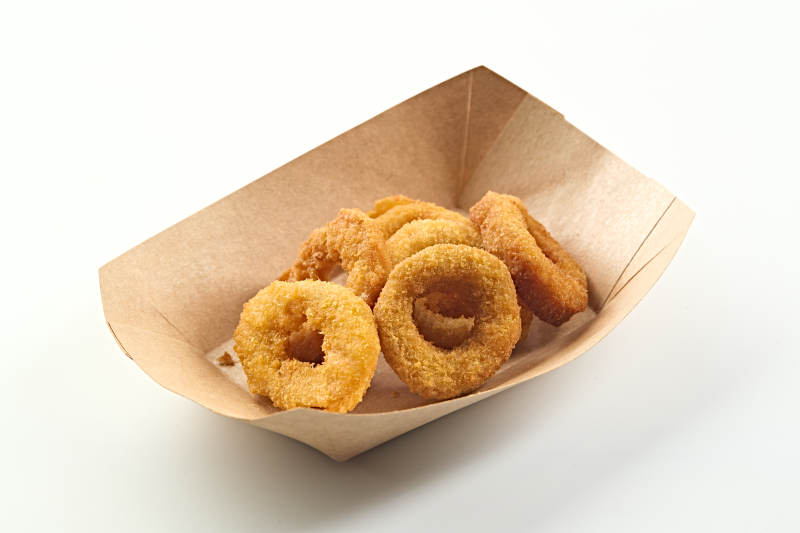 快餐美食油炸鸡肉炸洋葱圈图片