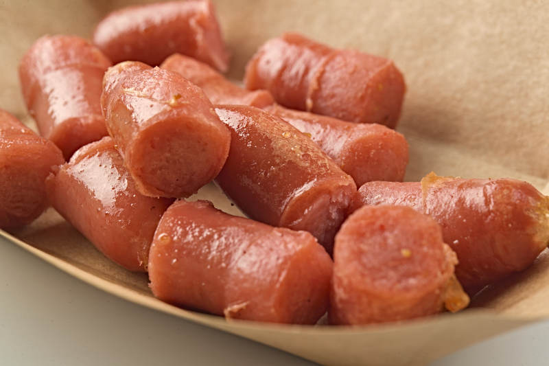 快餐美食油炸泥肠图片