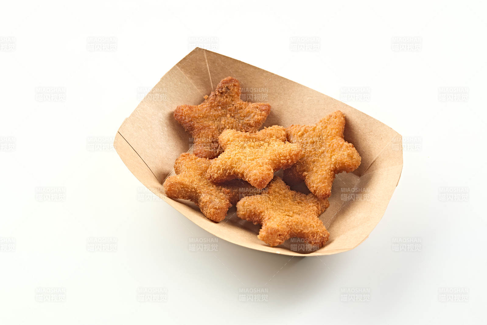 快餐美食油炸星星上校鸡块图片