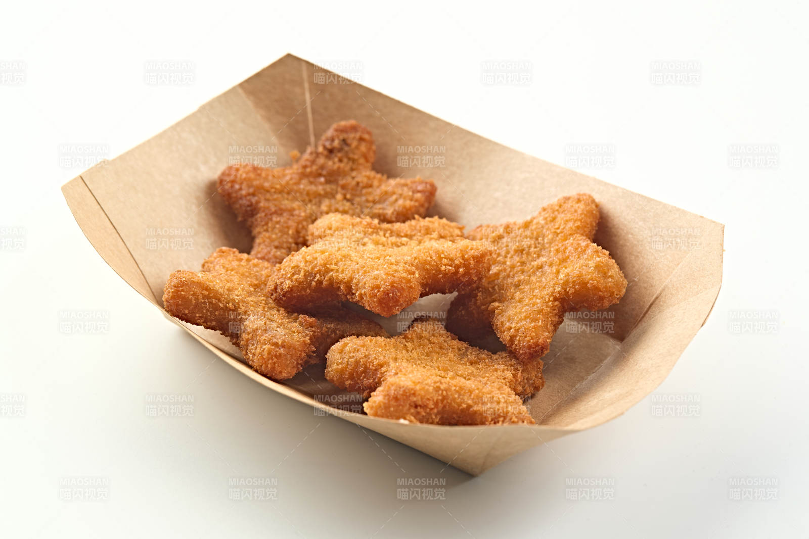 快餐美食油炸星星上校鸡块图片