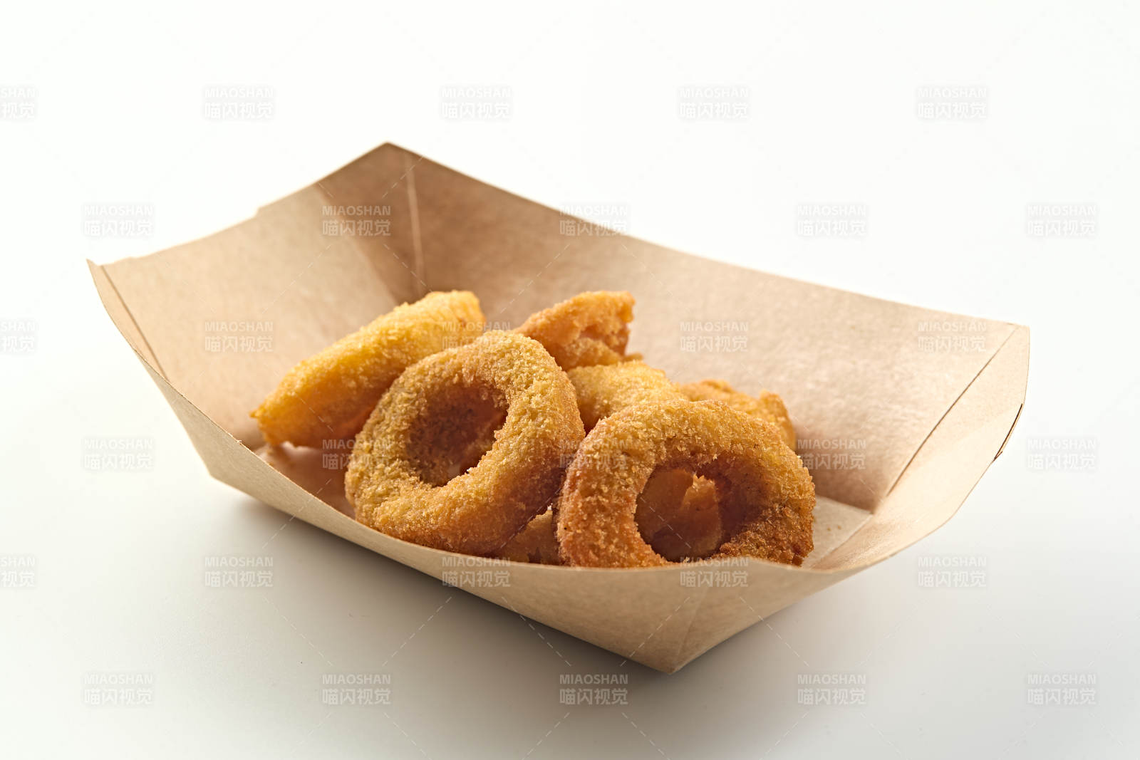 快餐美食油炸鸡肉炸洋葱圈图片