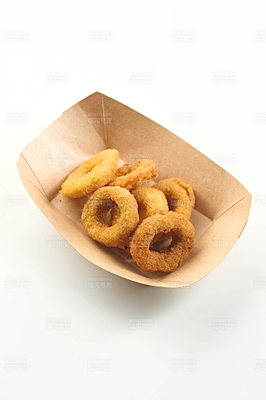 快餐美食油炸鸡肉炸洋葱圈图片