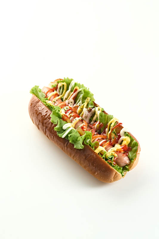 西餐快餐美式热狗面包图片