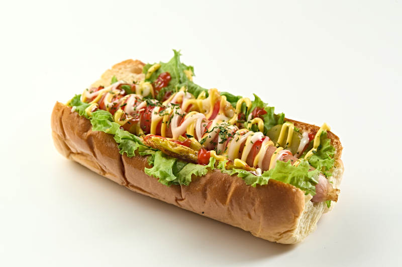 西餐快餐美式热狗面包图片