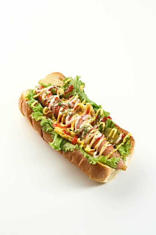 西餐快餐美式热狗面包图片