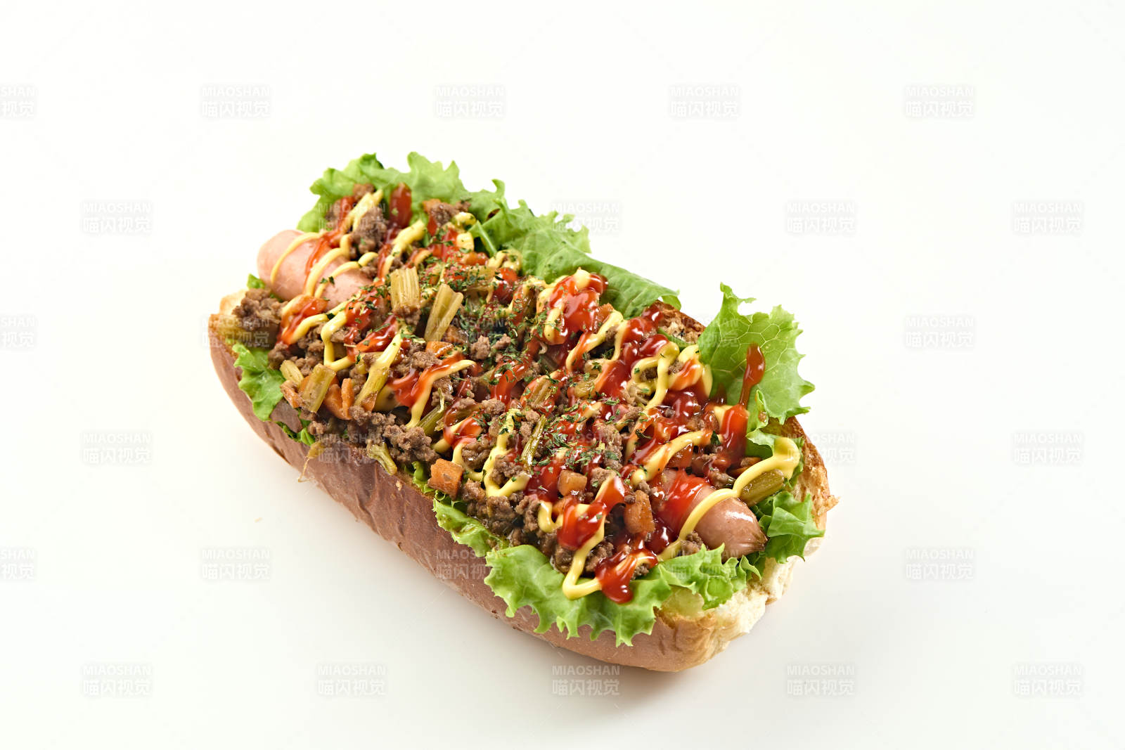 西餐快餐美式热狗面包图片