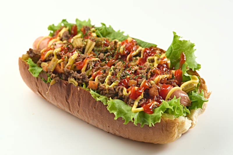 西餐快餐美式热狗面包图片