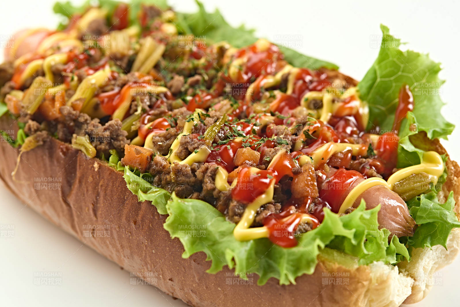 西餐快餐美式热狗面包图片