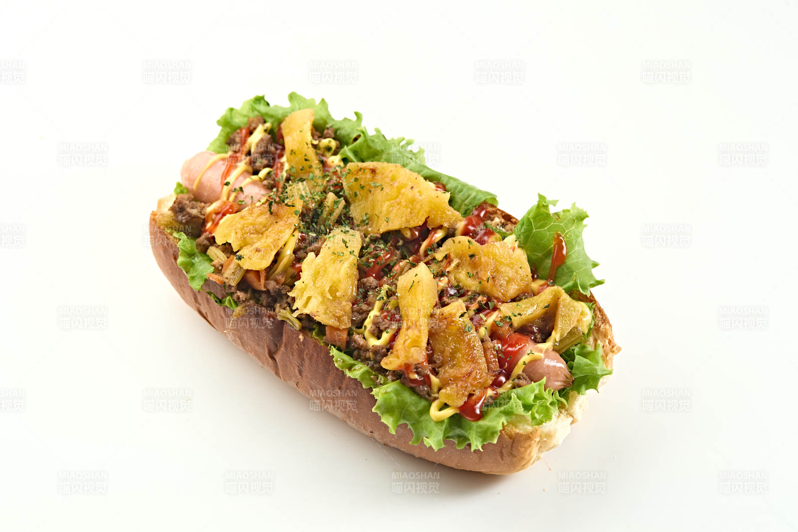 西餐快餐美式热狗面包图片