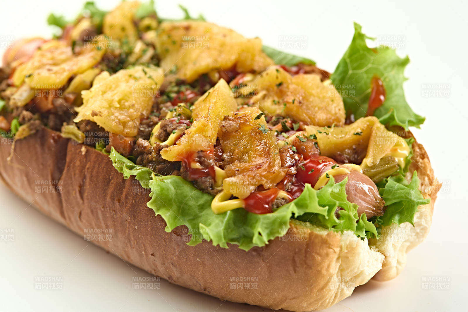 西餐快餐美式热狗面包图片