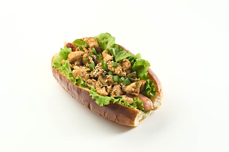 西餐快餐美式热狗面包图片