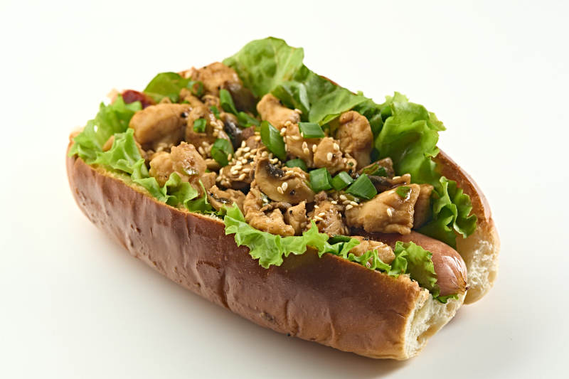 西餐快餐美式热狗面包图片