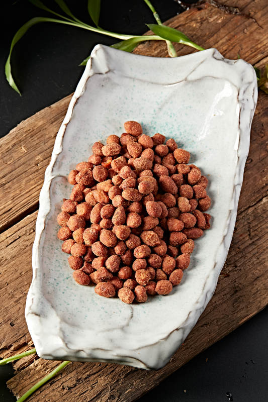 五香盐霜炸花生图片