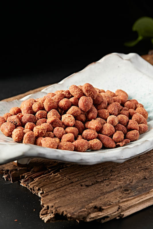 五香盐霜炸花生图片