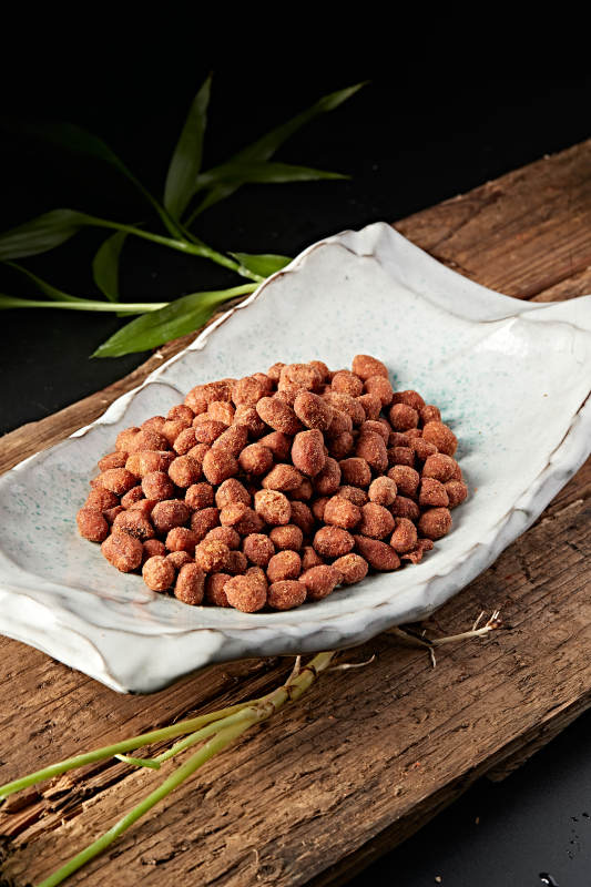 五香盐霜炸花生图片