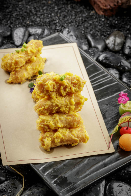 咸蛋黄焗南瓜图片