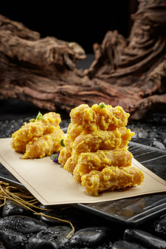 咸蛋黄焗南瓜图片