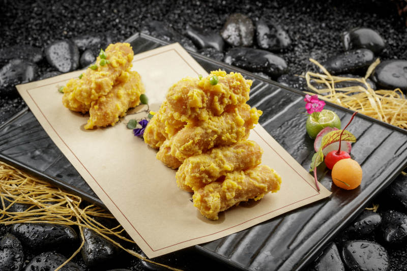 咸蛋黄焗南瓜图片