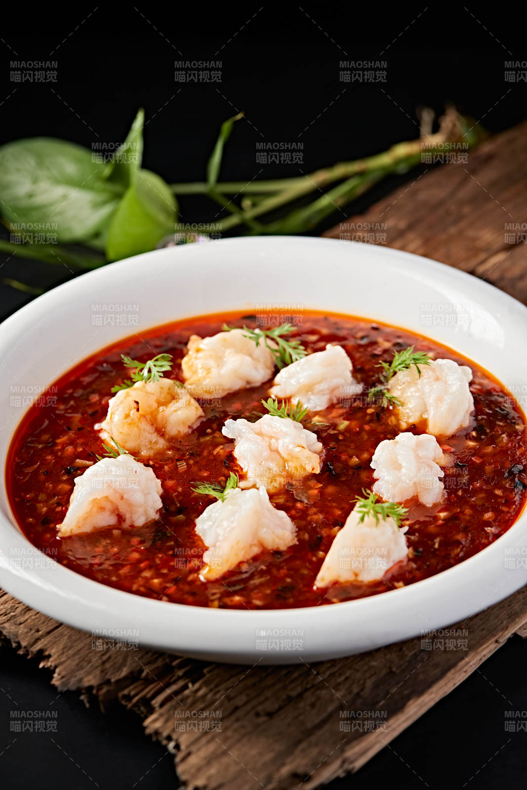 香辣肉酱醸虾球图片