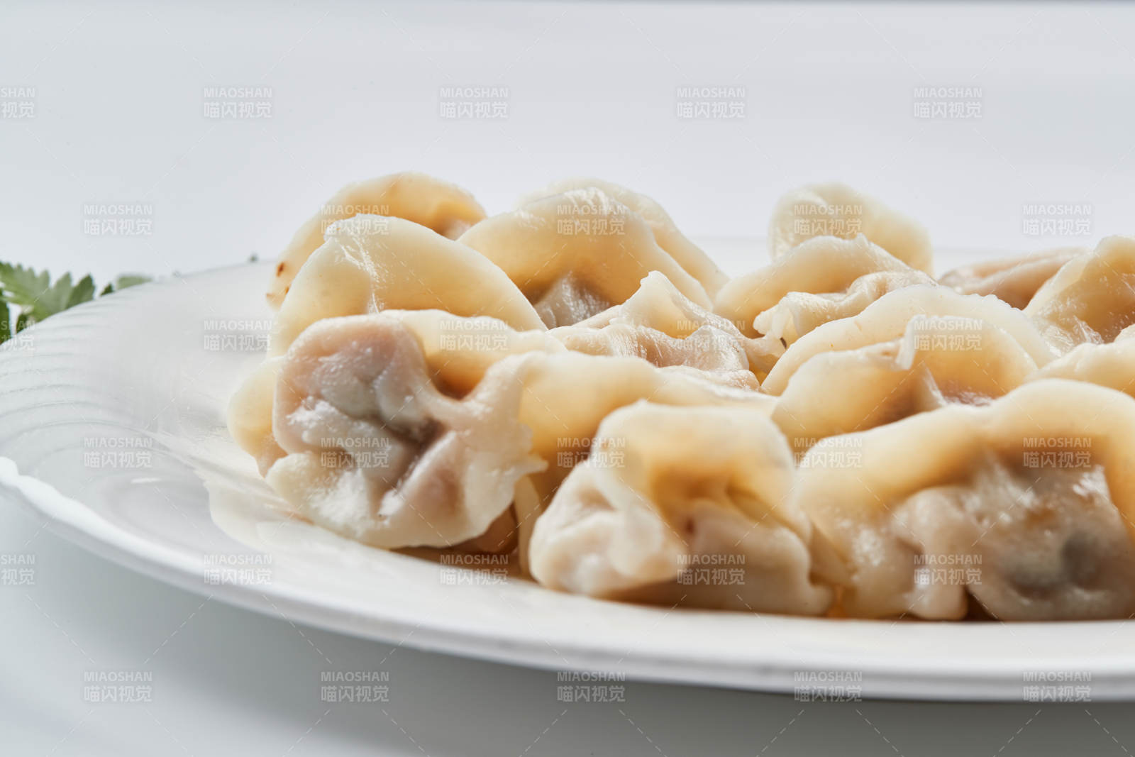 现包手工猪肉白菜饺子图片