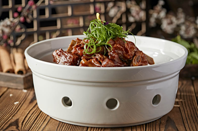 红烧凤爪猪肋排图片