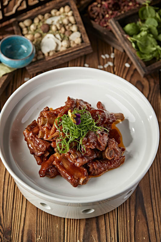 红烧凤爪猪肋排图片