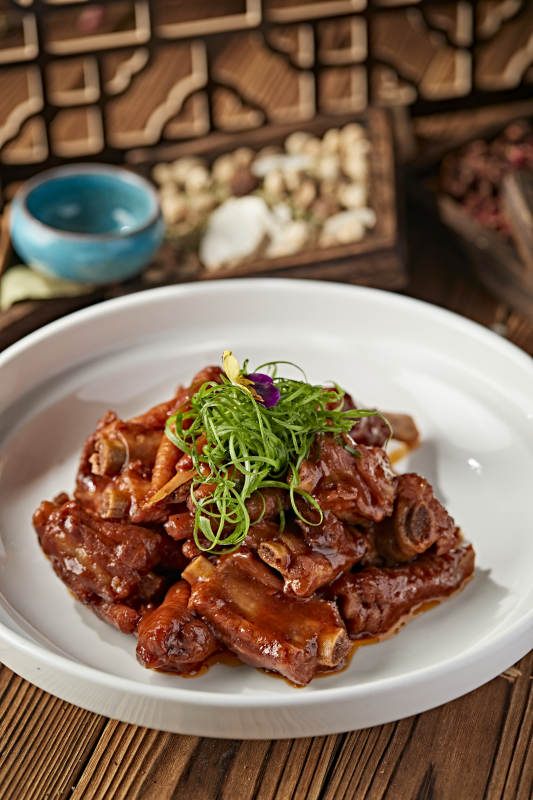 红烧凤爪猪肋排图片