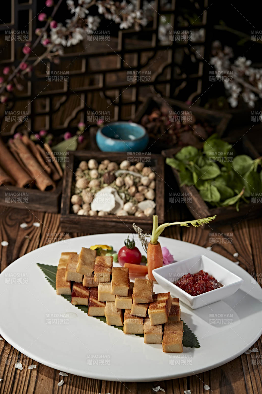 张家口柴沟堡烟熏豆腐干图片