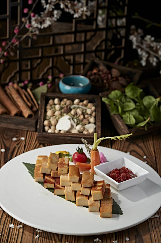 张家口柴沟堡烟熏豆腐干图片