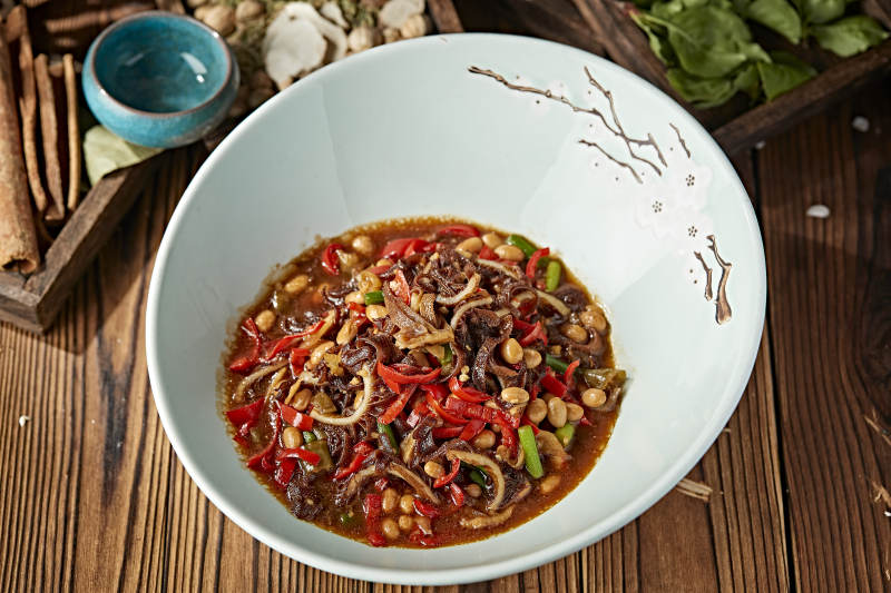 黄豆剁椒酸汤图片