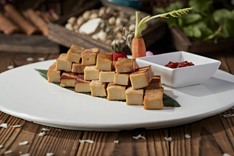 张家口柴沟堡烟熏豆腐干图片