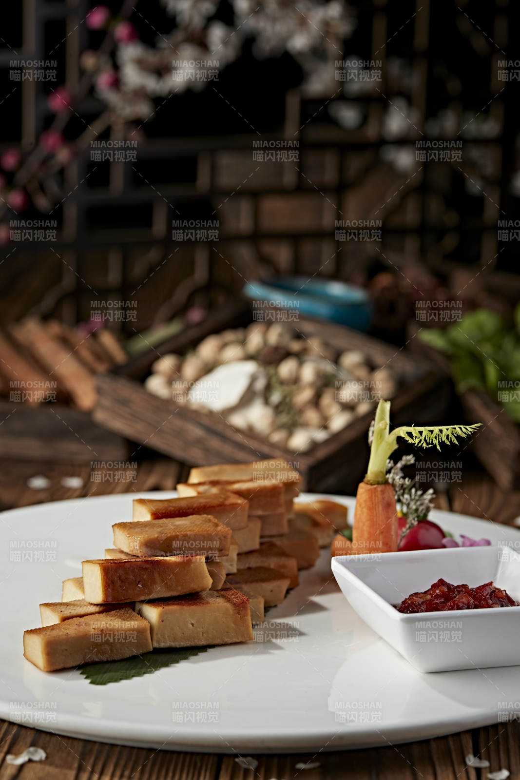 张家口柴沟堡烟熏豆腐干图片