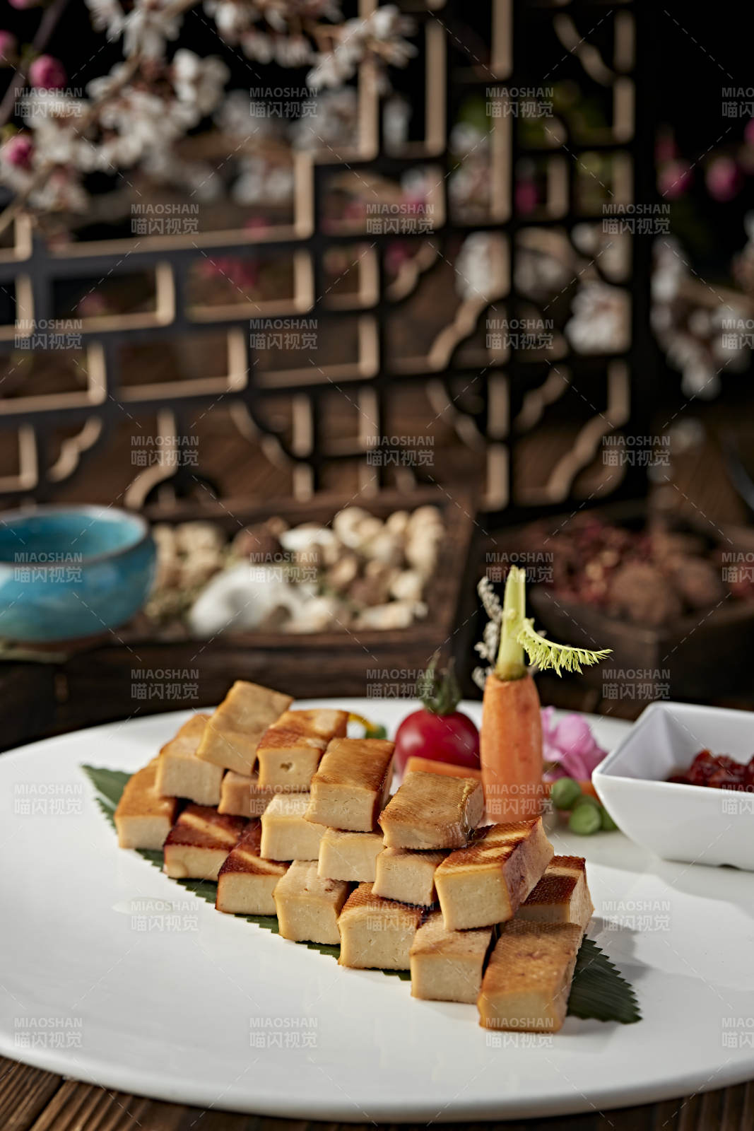 张家口柴沟堡烟熏豆腐干图片