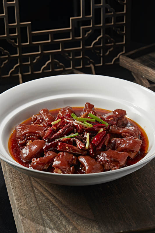 川味香辣猪蹄块图片