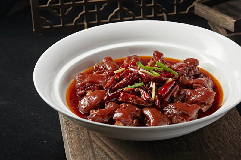 川味香辣猪蹄块图片