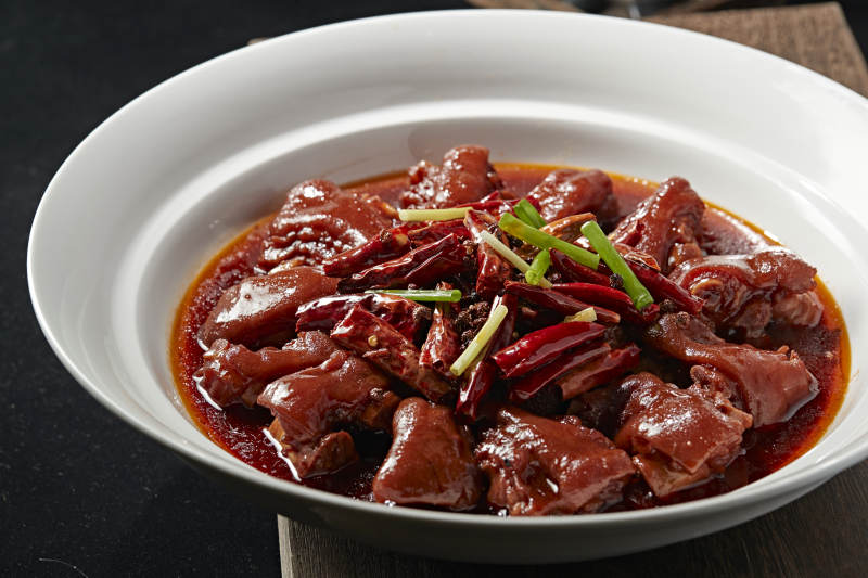 川味香辣猪蹄块图片