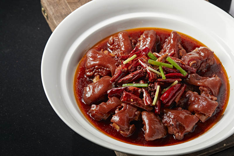 川味香辣猪蹄块图片