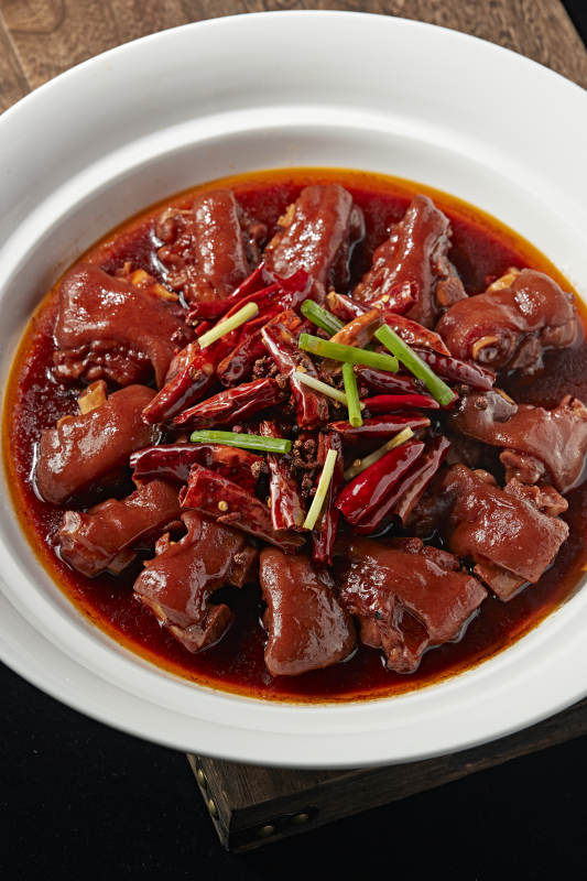 川味香辣猪蹄块图片